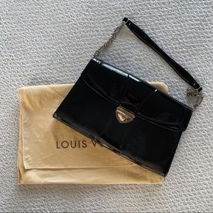 LOUIS VUITTON Epi Electric Pochette Lena Black